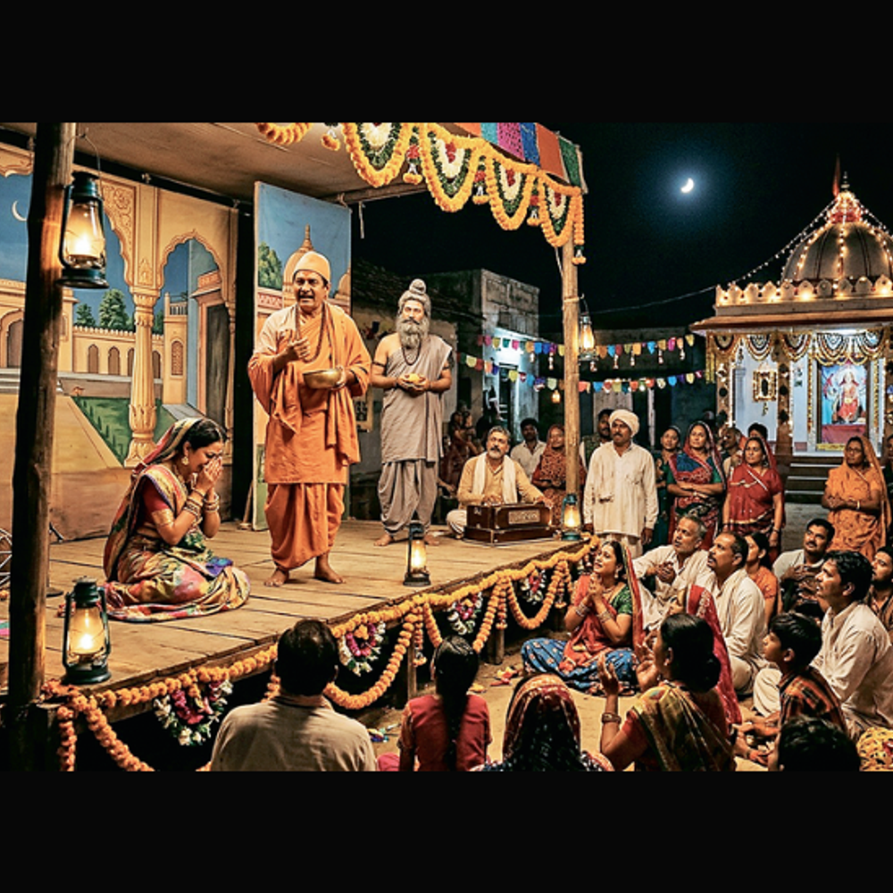 નોરતાના છેલ્લા દિવસે મંગાએ ભજવેલા રાજા ભરથરીના પાઠમાં સમાજ માટે મોટો બોધપાઠ.