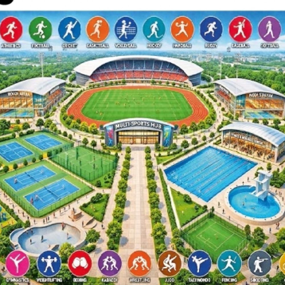 રમત-ગમત સંકુલને ‘મલ્ટી-સ્પોર્ટસ ઈન્ટિગ્રેટેડ હબ’ બનાવો.