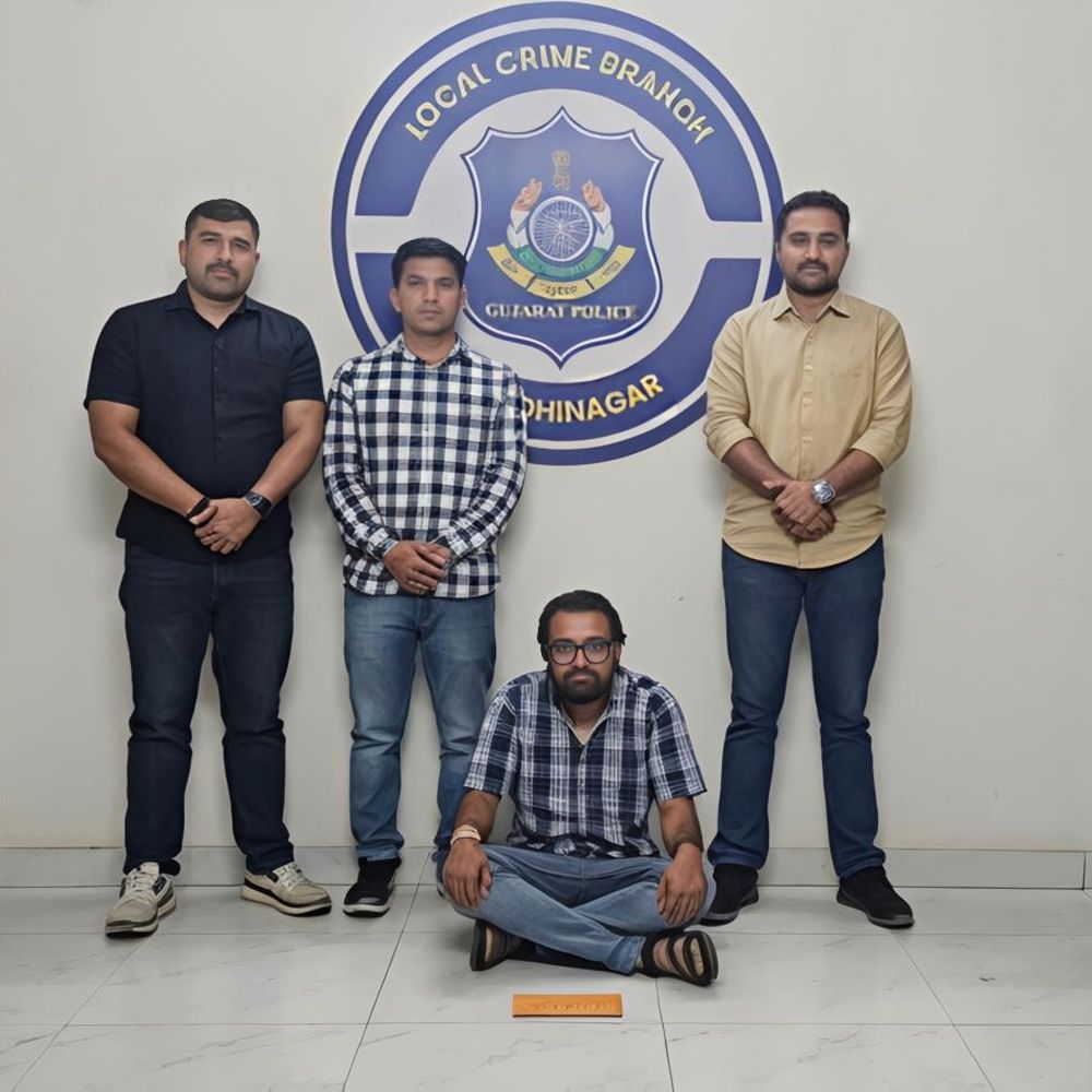 TCS પાસે લક્ઝુરિયસ કારમાં ચાલતા આઇપીએલ સટ્ટા બેટિંગનો પર્દાફાશ:મહેસાણાનો બુકી 5.30 લાખના મુદ્દામાલ સાથે ઝડપાયો, GT અને RRની મેચ પર જુગાર રમાડતો હોવાનું ખૂલ્યું