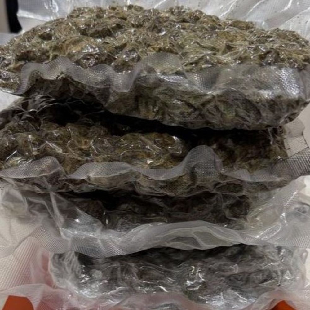 અમદાવાદ એરપોર્ટ પર ગાંજો ઝડપાયો.