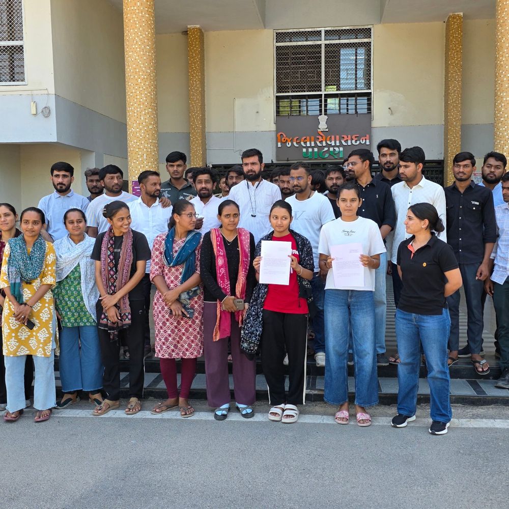 CCE ભરતીમાં CBRT પદ્ધતિ સામે ઉમેદવારોનો વિરોધ:નોર્મલાઇઝેશનથી અન્યાયના આક્ષેપ સાથે OMR પદ્ધતિની માગ