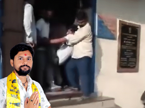 AI વિડિયો કેસમાં AAP ઉમેદવારની તબિયત લથડી: કાર્યકરોએ પોલીસ સ્ટેશન બહાર ખસેડ્યા, ઉજવણી થઈ શકી નહીં.