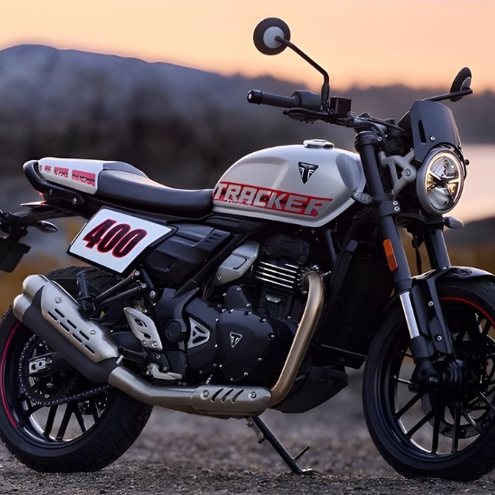 'ટ્રાયમ્ફ ટ્રેકર 400' લોન્ચ: 40hp પાવર, 349cc એન્જિન, 17 ઇંચ વ્હીલ્સ, કિંમત ₹2.46 લાખ.