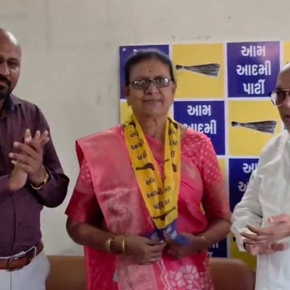 વાગરામાં ભાજપના પાયાના કાર્યકર AAPમાં જોડાયા:અરૂણાબેન પટેલનો પક્ષપલટો, વાગરા-2 બેઠક પરથી AAPના ઉમેદવાર બનશે