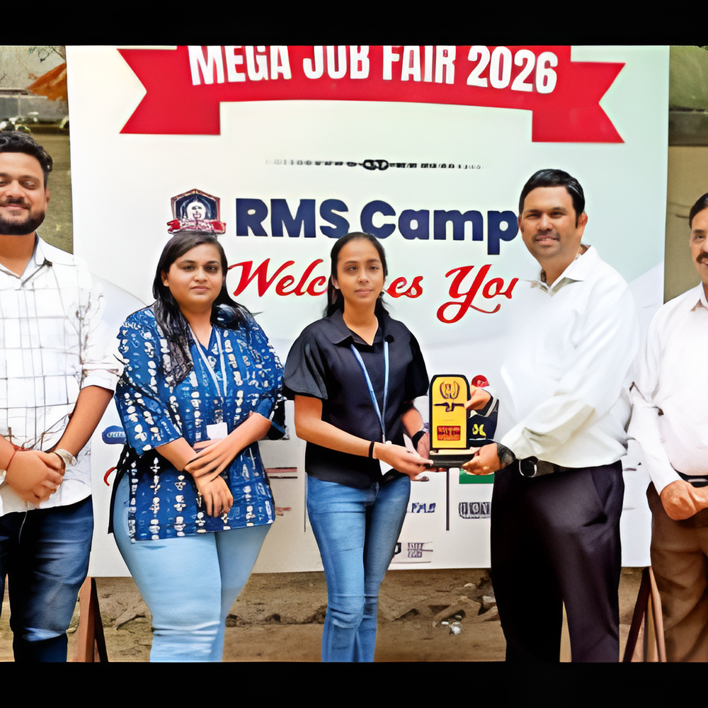 વડોદરા RMS Polytechnicમાં મેગા જોબ ફેર યોજાયો, 35 નામાંકિત કંપનીઓ જોડાઈ, 389 ઉમેદવારોને ઓફર અપાઈ.