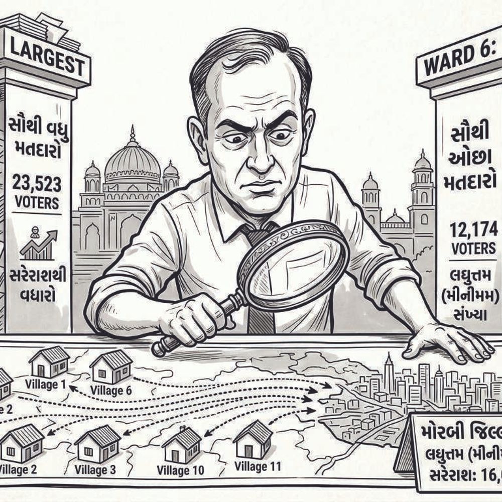 SIRને કારણે મતદારોની સંખ્યામાં વધઘટ: મોરબીના વોર્ડ 11માં 23K+ મતદારો, વોર્ડ 6માં 12K મતદારો.