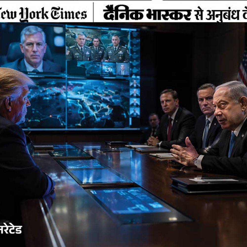 નેતન્યાહૂએ શું કહ્યું કે ટ્રમ્પ યુદ્ધ માટે રાજી થયા:બંનેની ગુપ્ત બેઠકમાં નિર્ણય લેવાયો, ઉપરાષ્ટ્રપતિ વેન્સ હુમલાની વિરુદ્ધ હતા