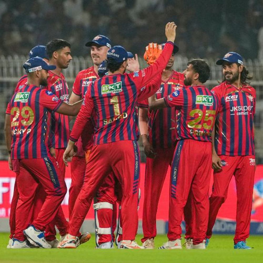 કોલકાતાએ 4 ઓવરમાં 3 વિકેટ ગુમાવી:રહાણે 41, રઘુવંશી 45 રન બનાવી આઉટ; લખનઉ સામે KKR 110 રનને પાર