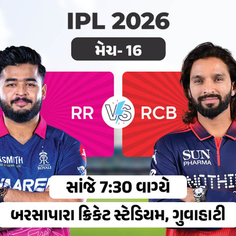 IPLમાં આજે RR vs RCB:બન્ને ટીમ અત્યાર સુધી હારી નથી, રાજસ્થાન રોયલ્સ ટેબલમાં ટૉપ પર