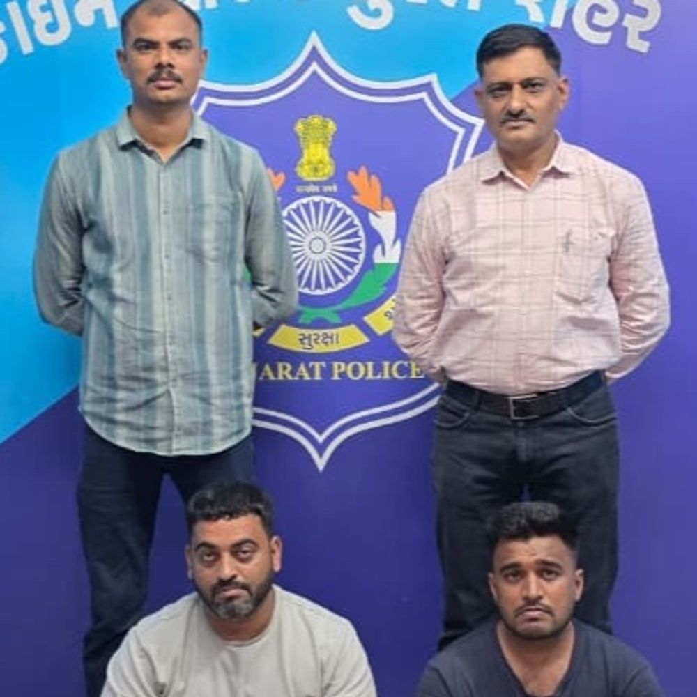 ગોપીપુરા MD ડ્રગ્સ કેસમાં ફરાર 'માફિયા' અને 'બેન્ડો' દબોચાયા:નાનપુરાનો ઉવેશ માફીયા અને શાહપોરનો સલમાન બેન્ડો પર પોલીસ હુમલાથી લઈને પ્રોહિબિશન સુધીનો કાળો ઈતિહાસ