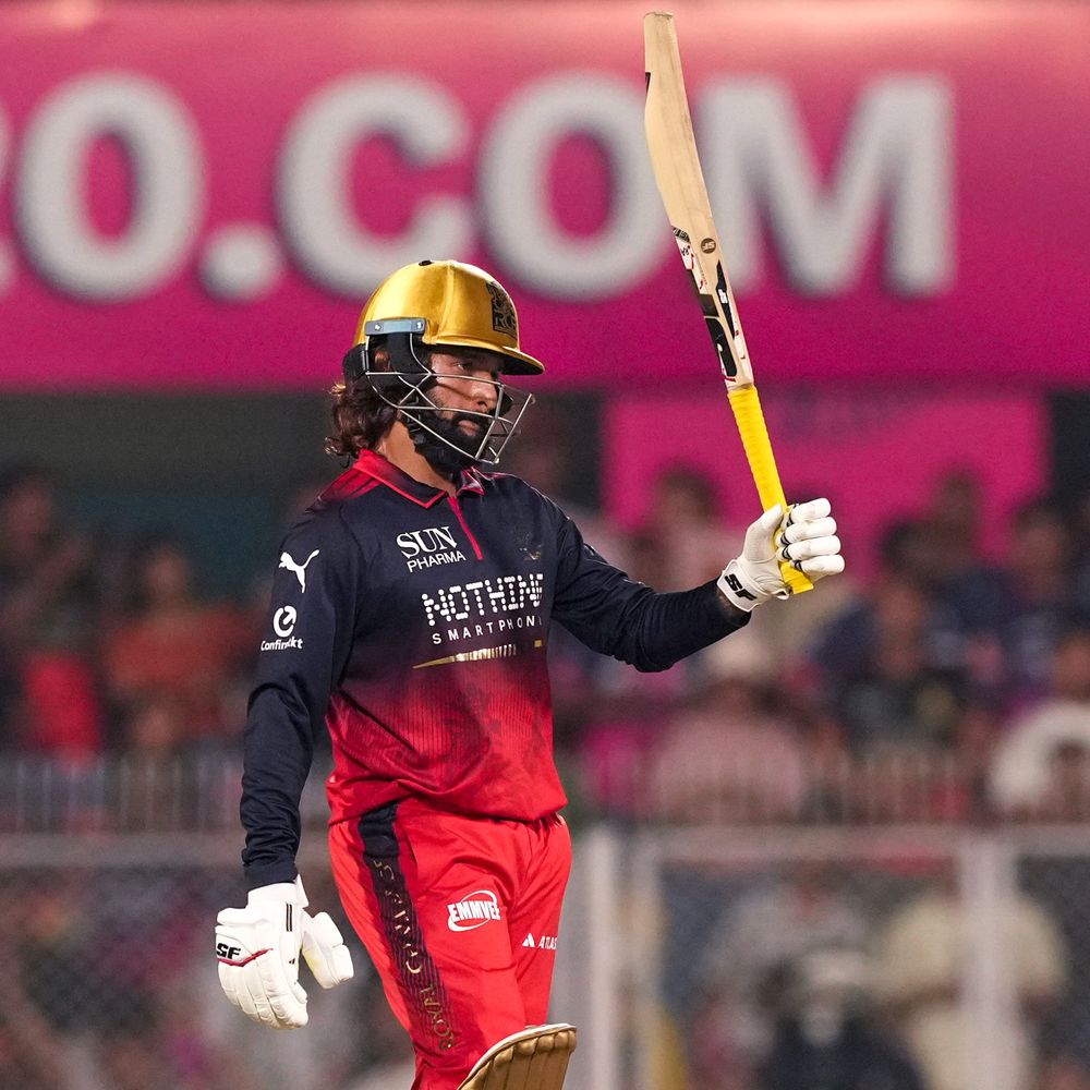 બેંગલુરુએ રાજસ્થાનને 202 રનનો ટાર્ગેટ આપ્યો:જયસ્વાલને હેઝલવુડે આઉટ કર્યો, વૈભવ સૂર્યવંશીએ ભુવીની ઓવરમાં બે ચોગ્ગો ફટકાર્યા