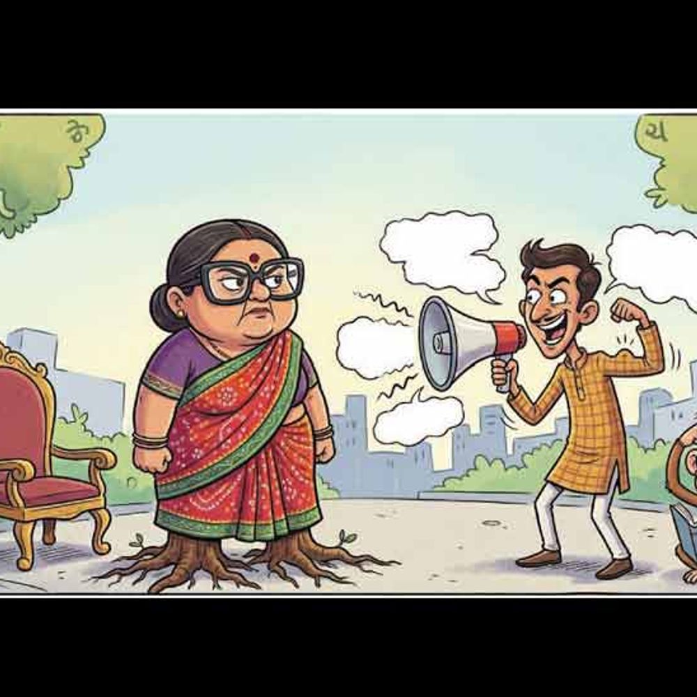 ગતકડું: ધાક, ધમકી અને ‘ધણી’ની દશા! આ લેખમાં ધાક અને ધમકીના અર્થ અને મહત્વનું વર્ણન છે.