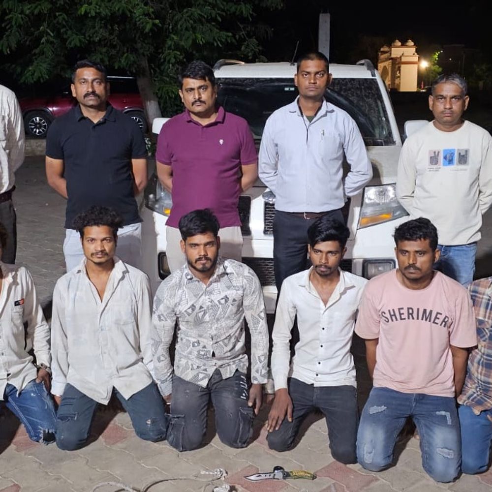 સાબરકાંઠા-અરવલ્લીમાં પશુ ચોરી કરતી ગેંગ ઝડપાઈ:LCB એ 9 ગુનાનો ભેદ ઉકેલી અમદાવાદ અને ગાંધીનગરના 6 આરોપીને પકડ્યા