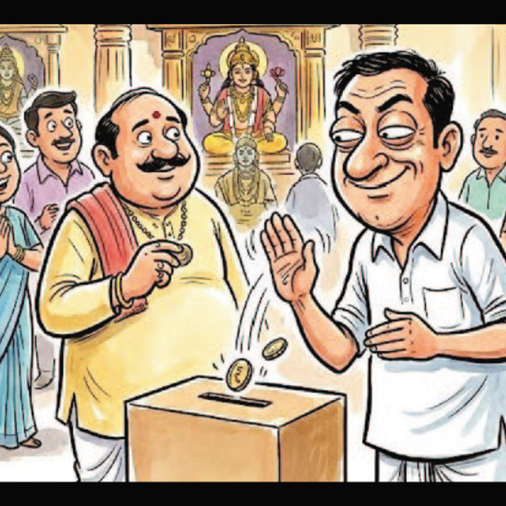 બુધવારની બપોરે: ચોખટ પ્રભુની અને નજર ‘પડોશી’ના પાકીટ પર!