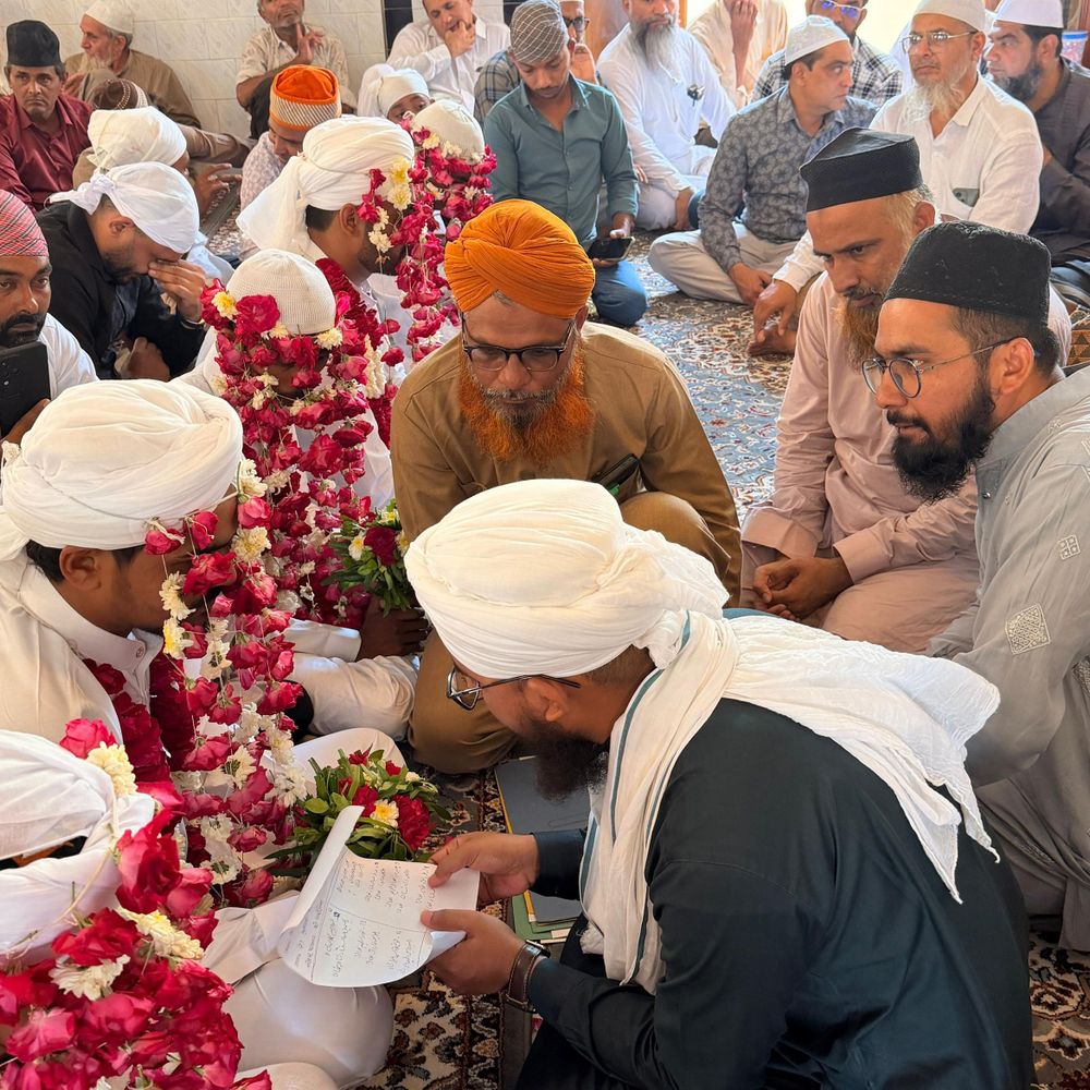 ગઢડામાં મુસ્લિમ સમાજના સમૂહ લગ્ન યોજાયા:15 યુગલોએ નિકાહ પઢી ગૃહસ્થ જીવનમાં પ્રવેશ કર્યો