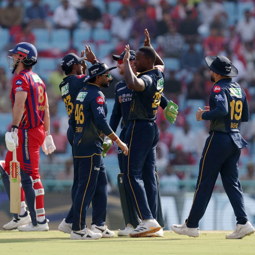 IPLમાં LSG vs GT- લખનઉએ ત્રીજી વિકેટ ગુમાવી:માર્શ-પંત પછી વિસ્ફોટક રમી રહેલો માર્કરમ આઉટ, કૃષ્ણાને મળી વિકેટ