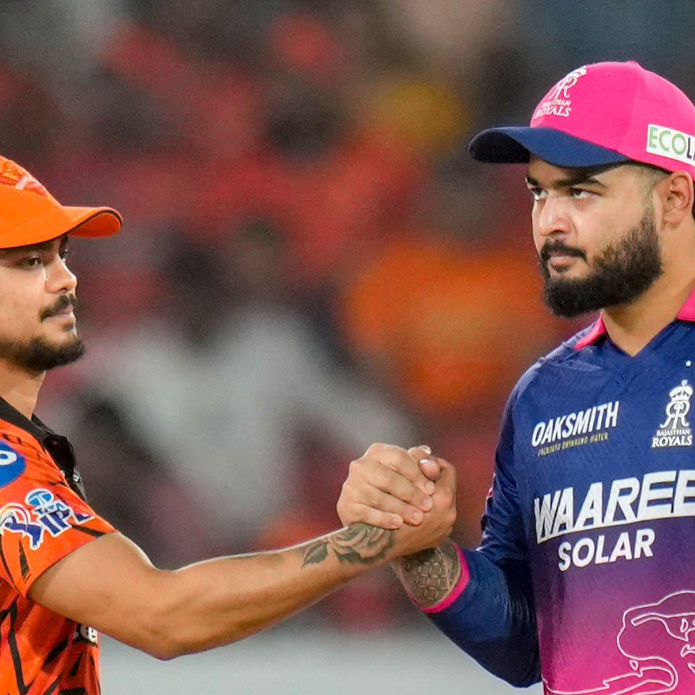 IPLમાં આજે SRH vs RR:રાજસ્થાને ટૉસ જીતીને પહેલા બોલિંગ લીધી, 2 ફેરફાર કર્યા, હેટમાયરને આરામ આપ્યો; હૈદરાબાદમાં હર્ષલ-ઉનડકટ બહાર