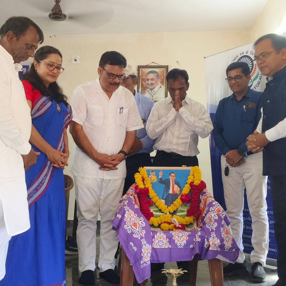 ગોધરામાં ડૉ. બાબાસાહેબ આંબેડકરની 135મી જન્મજયંતિ નિમિત્તે પરિસંવાદ:'મહામાનવ'ના વિચારો પર ચર્ચા, સમાનતા અને ન્યાયના મૂલ્યો મજબૂત કરવાનો હેતુ