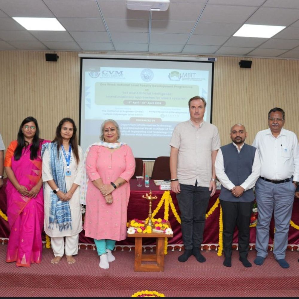 CVMU MBITમાં રાષ્ટ્રીય FDP યોજાયો:IoT અને AI પર અધ્યાપકોને સજ્જ કરાયા