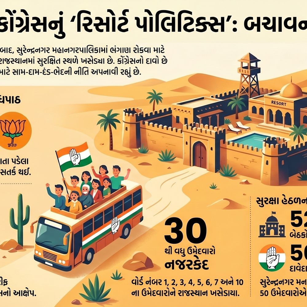 BJP માં ભળી જવાના ડરથી કોંગ્રેસના 30 ઉમેદવારો અજ્ઞાતવાસમાં.