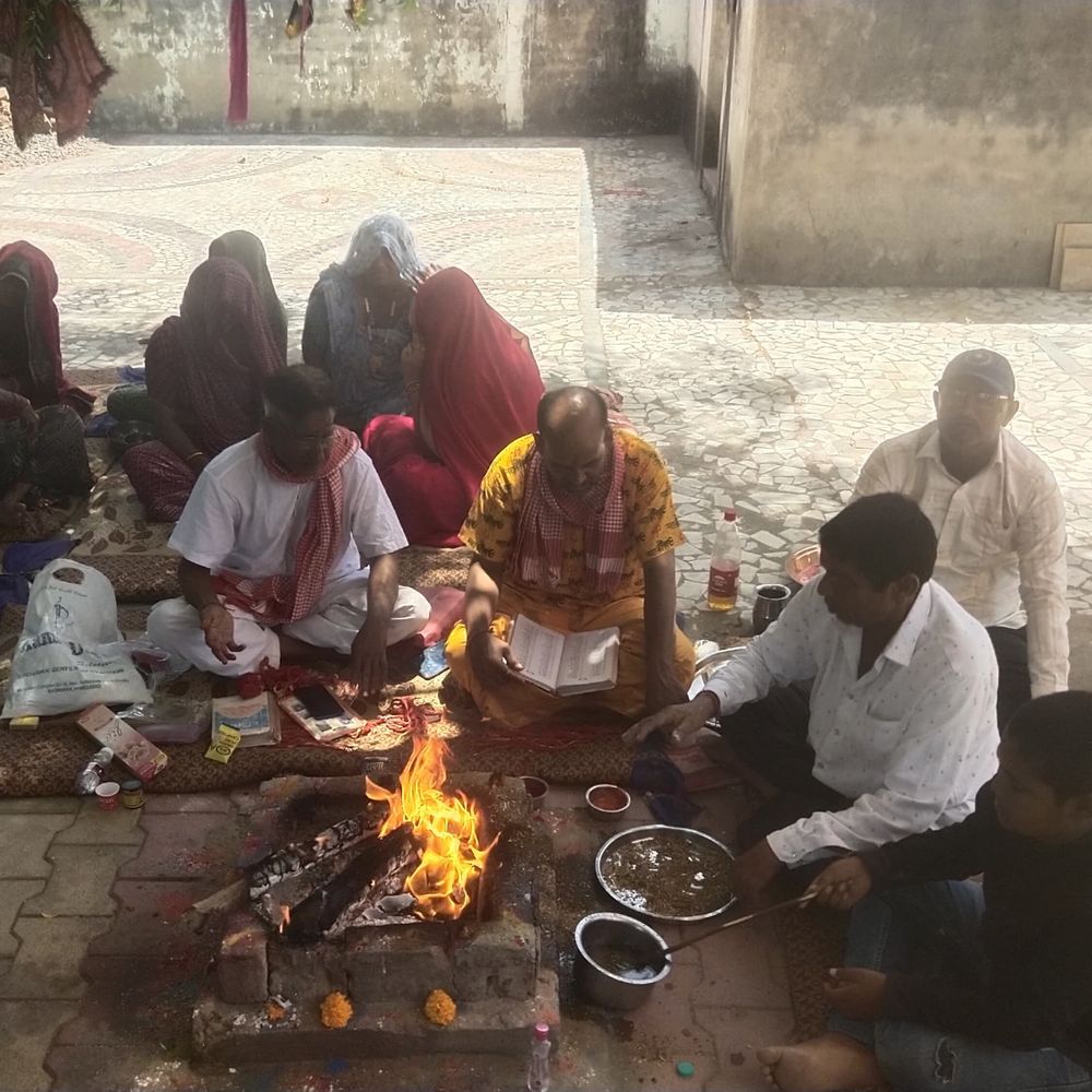ચંદ્રુમાણામાં રોહિત વાસ દ્વારા જોગમાતાનો વાર્ષિક યજ્ઞ:સમસ્ત જ્ઞાતિજનોએ યજ્ઞમાં આહુતિ આપી, મુખ્ય યજમાન ચાવડા હિતેશભાઈ