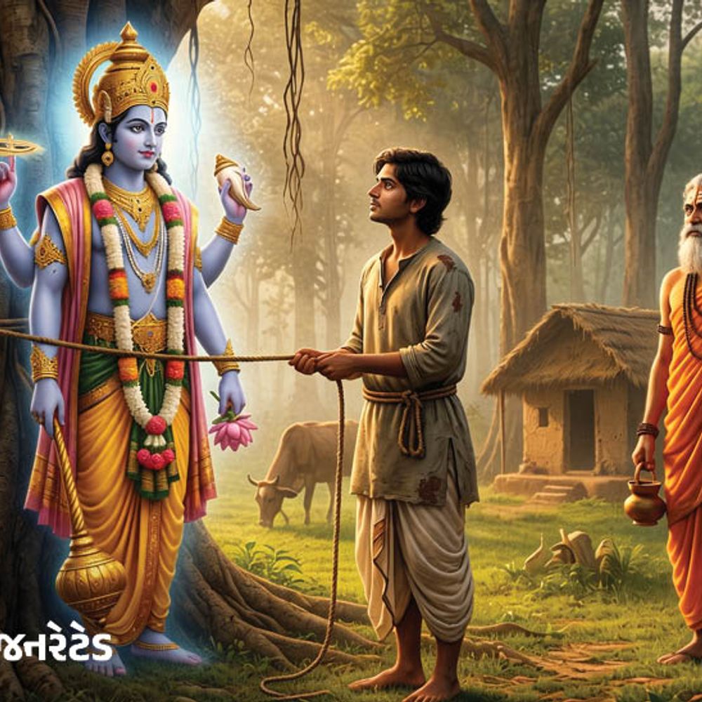 ગોવાળિયાએ નિઃસ્વાર્થ ભક્તિથી ભગવાનની કૃપા મેળવી, જ્યારે કપટ કરનારાઓની ભક્તિ નિષ્ફળ ગઈ: પ્રેરક કથા.