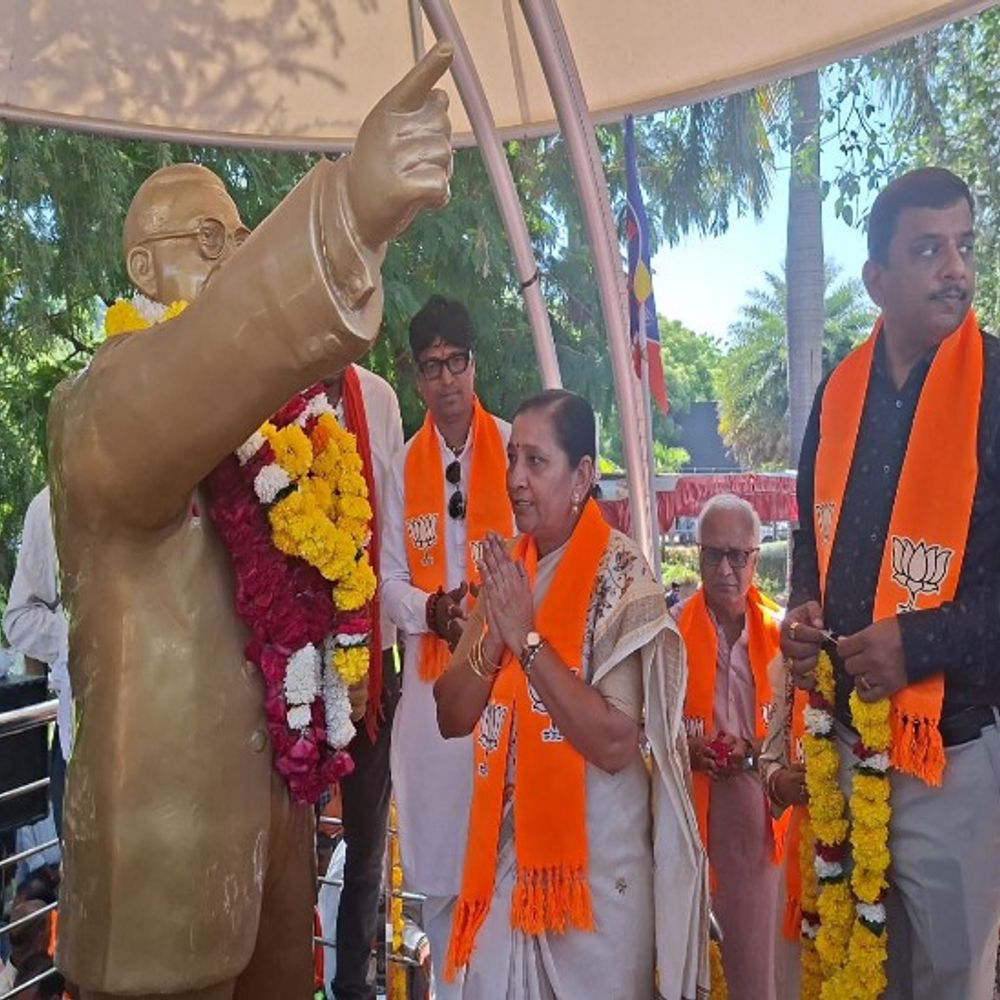 ડો.બાબાસાહેબ આંબેડકરની 135મી જન્મજયંતિની ભવ્ય ઉજવણી:ભાજપ-કોંગ્રેસ સહિત વિવિધ સંગઠનો દ્વારા પદયાત્રા, પુષ્પાંજલી, સહિતના કાર્યક્રમો યોજાયા