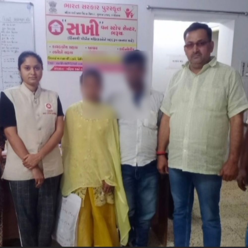 15 વર્ષીય સગીરા બિહારથી ભરૂચ: ઘરકામના ઝઘડા બાદ ઘર છોડ્યું, સખી સેન્ટર દ્વારા પરિવાર સાથે પુનઃસ્થાપન.