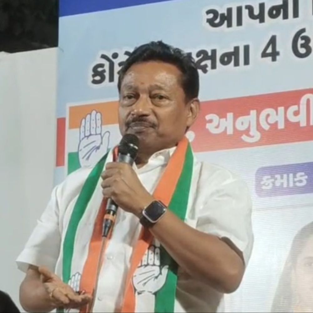 'ભાજપ પ્લાન્ટેડ ઉમેદવારો કોંગ્રેસ પાસે મોકલે છે':વિપક્ષના નેતા તુષાર ચૌધરીનો આક્ષેપ, ગુજરાત અને કેન્દ્રમાં બહુમતી છે તો ઉમેદવારો ખરીદવાની જરૂર શું પડી?