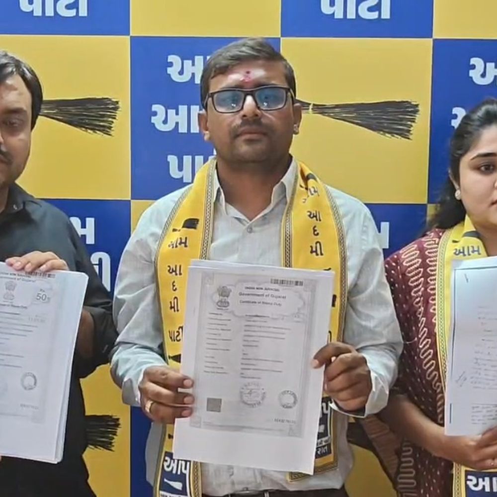 સુરત સ્થાનિક સ્વરાજની ચૂંટણીમાં ગરમાવો:ભાજપના મહિલા ઉમેદવારના સંતાનોની સંખ્યા મુદ્દે હડકંપ, AAPએ પુરાવા સાથે નોંધાવ્યો વાંધો