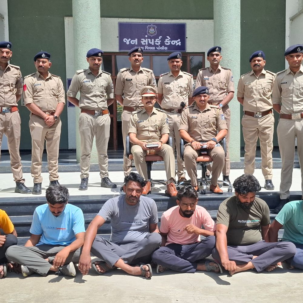 દહેજમાં 3.16 કરોડની ચોરીનો ભેદ ઉકેલાયો:પંજાબની ટોળકીના 6 આરોપીઓ ઝડપાયા, મુદ્દામાલ જપ્ત