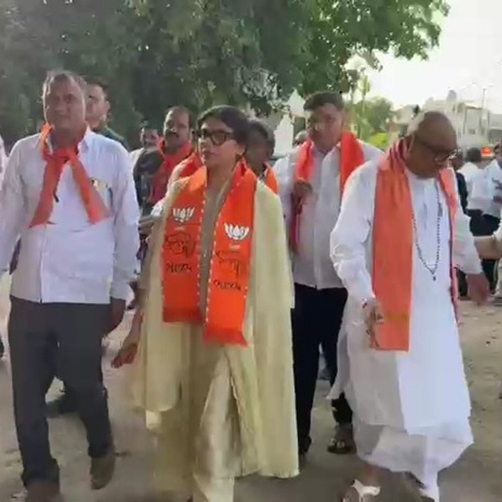 રીવાબા જાડેજાએ બોટાદમાં ત્રણ જિલ્લા પંચાયત બેઠકો પર પ્રચાર કર્યો:ઢસા, વાવડી, ગુંદાળામાં સભાઓ યોજી કોંગ્રેસ પર પ્રહારો કર્યા