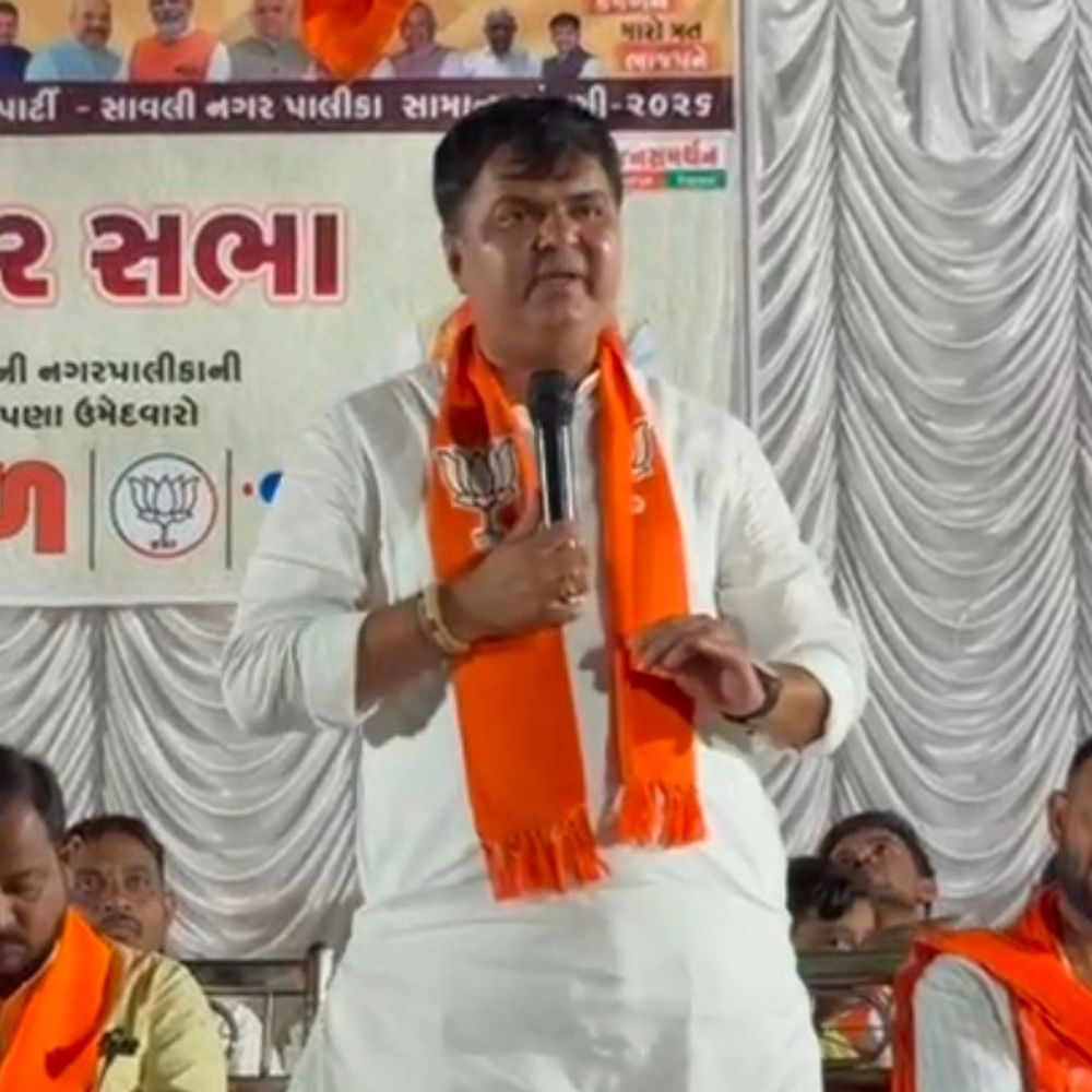 ભાજપના MLA ઇનામદારનું નિવેદન:'હું ધારત તો 24માંથી કેટલીય બેઠકો બિનહરીફ કરાવી દેત, પણ તમને મજા ન આવે એટલે ન કરાવી, ફેલ ગયા તો જાહેરમાં રાજીનામું લેવડાવી દઈશ'