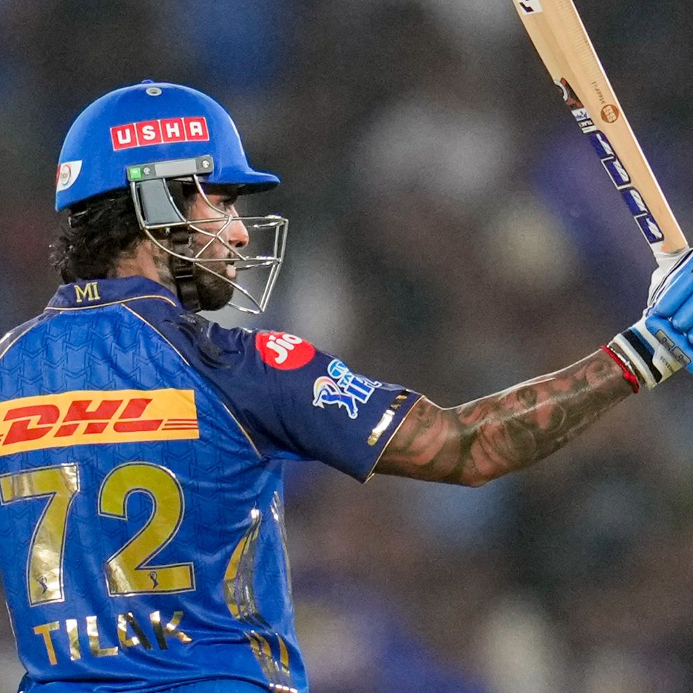 દમદાર તિલક...માત્ર 45 બોલમાં સેન્ચુરી ફટકારીને મુંબઈને મજબૂત સ્થિતિ મુક્યું:શરૂઆતમાં લથડ્યા ખાધા પછી MIએ ગુજરાતને 200 રનનો ટાર્ગેટ આપ્યો; GT માટે રબાડાએ 3 વિકેટ લીધી