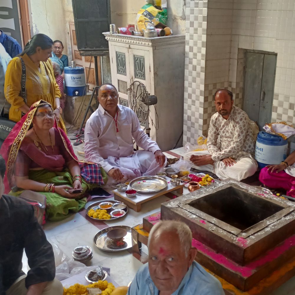 ચંદ્રુમાણા ગામે દરજી પરિવાર દ્વારા બ્રહ્માણી માતાનો પાટોત્સવ ઉજવાયો:બહારગામથી આવેલા પરિવારોએ યજ્ઞ દર્શન અને પ્રસાદનો લાભ લીધો