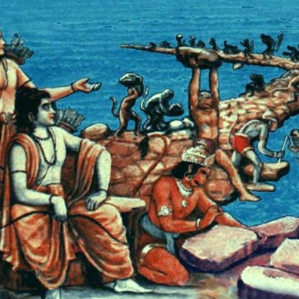 રામાયણમાં શ્રીરામની શીખ:ચમત્કારના ભરોસે બેસવાને બદલે પુરુષાર્થનો માર્ગ અપનાવો, રામસેતુ નિર્માણ શીખવે છે અશક્યને શક્ય બનાવવાની કળા