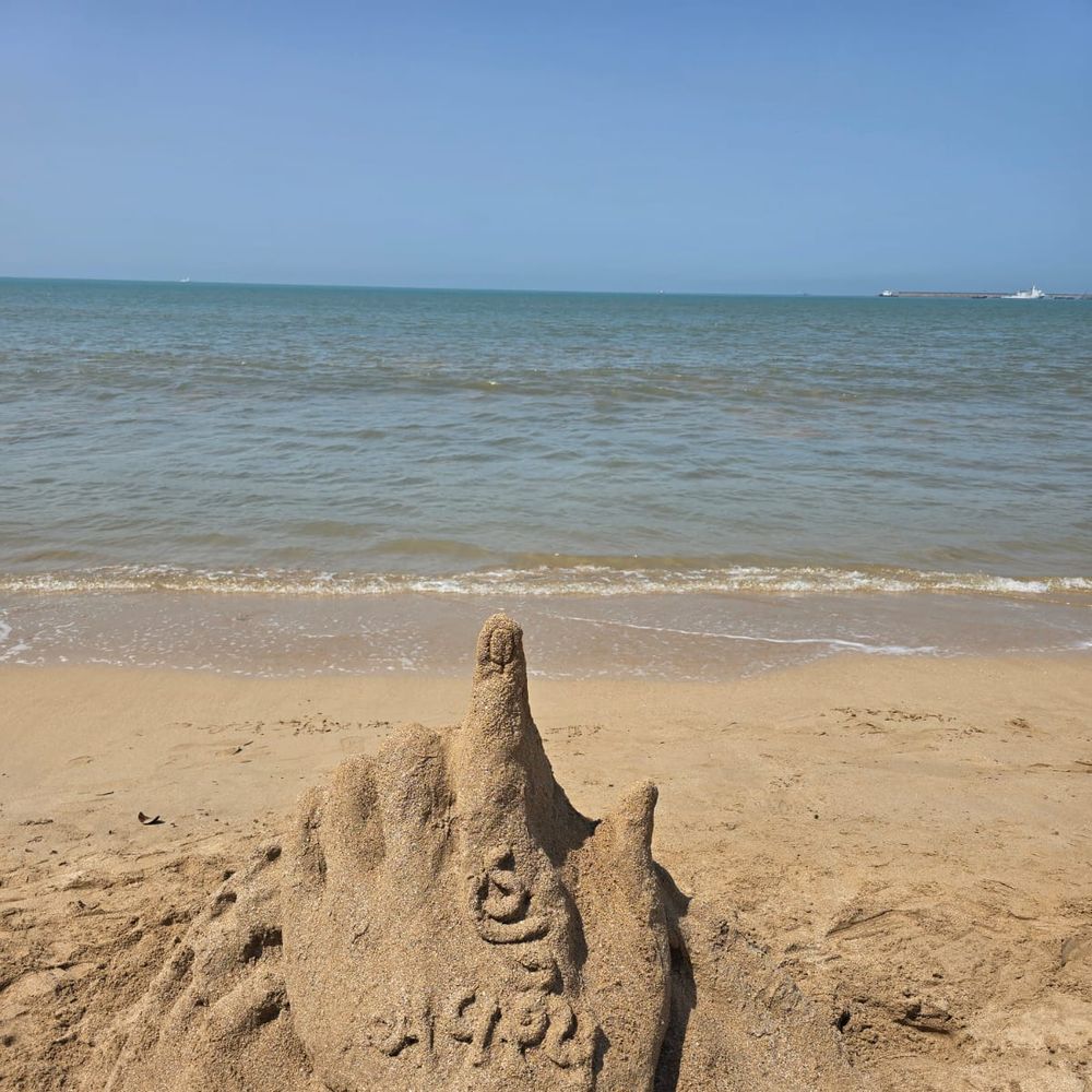 રેતી શિલ્પ દ્વારા મતદાર જાગૃતિનો અનોખો સંદેશ