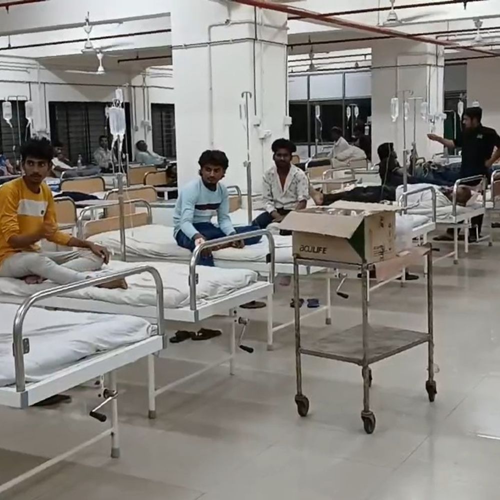 મોટી ખાવડીમાં લેબર કોલોનીમાં ફૂડ પોઈઝનિંગની ઘટના:47 થી વધુ શ્રમિકોને હોસ્પિટલમાં ખસેડાયા