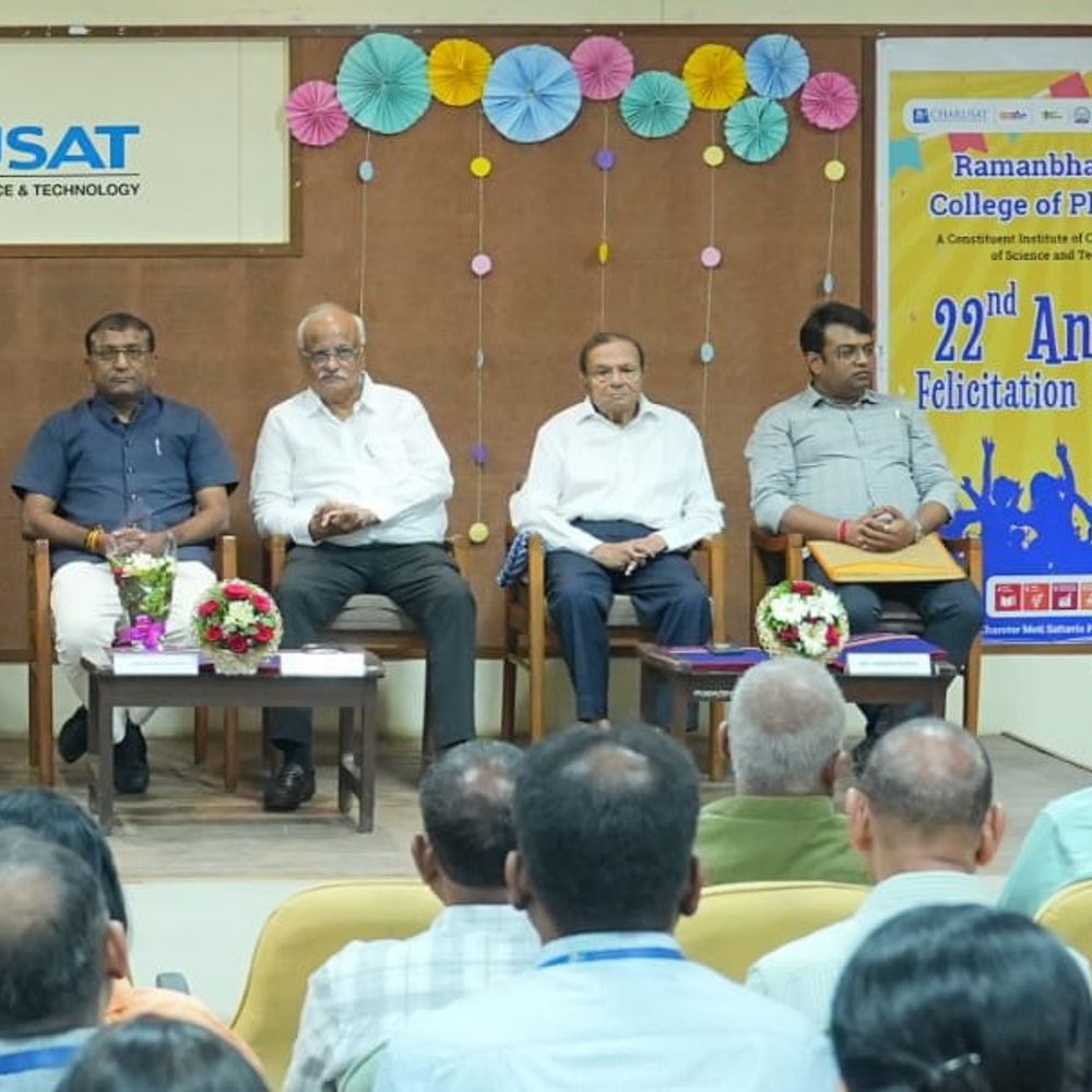 ચારુસેટ RPCPનો 22મો વાર્ષિકોત્સવ ઉજવાયો:ડો. વિરાંચી શાહ અને ભરતભાઈ પટેલ મુખ્ય મહેમાન