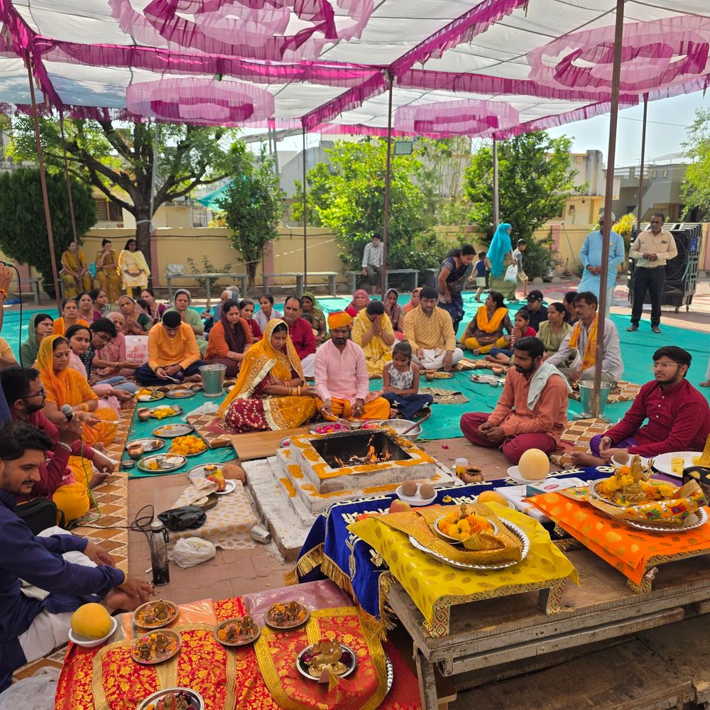 હિંમતનગરમાં જલારામ-જલેશ્વર મહાદેવ મંદિરનો પાટોત્સવ યોજાયો:જલારામ મંદિરનો 20મો અને જલેશ્વર મહાદેવનો ત્રીજો પાટોત્સવ