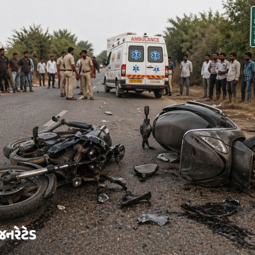 પાટણના સબોસણ રોડ પર બાઇક અને એક્ટિવાનો અકસ્માત:આધેડનું મોત અને બે વ્યક્તિઓને ઇજાઓ પહોંચી, મૃતકના પુત્રે ફરિયાદ નોંધાવી
