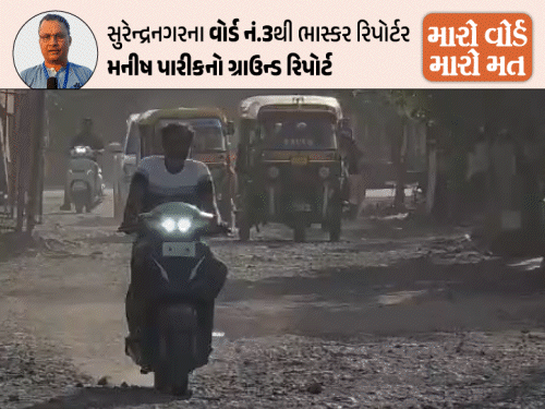 સુરેન્દ્રનગર વોર્ડ નં.3: વિકાસની ઝલક, પાયાની સુવિધાનો અભાવ, ધૂળથી સ્વાસ્થ્યને નુકસાન.