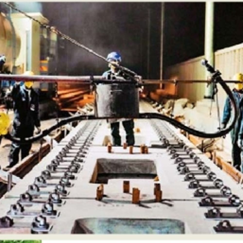 જાપાનની J-Slab ટેક્નોલોજીથી બુલેટ ટ્રેનના ટ્રેક મિલિમીટરની ચોકસાઈથી પથરાશે.