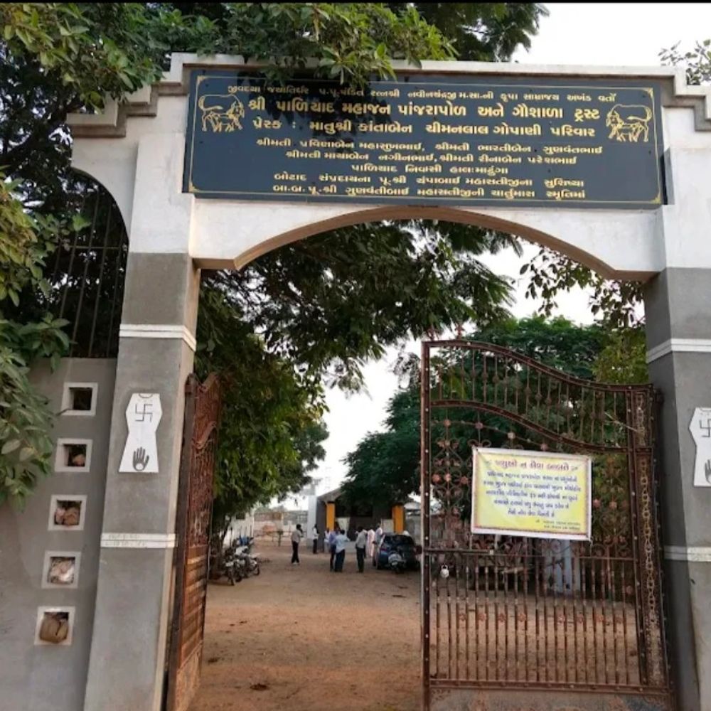 પાળીયાદ પાંજરાપોળને દોશી પરિવારનું ₹1.11 લાખનું દાન.