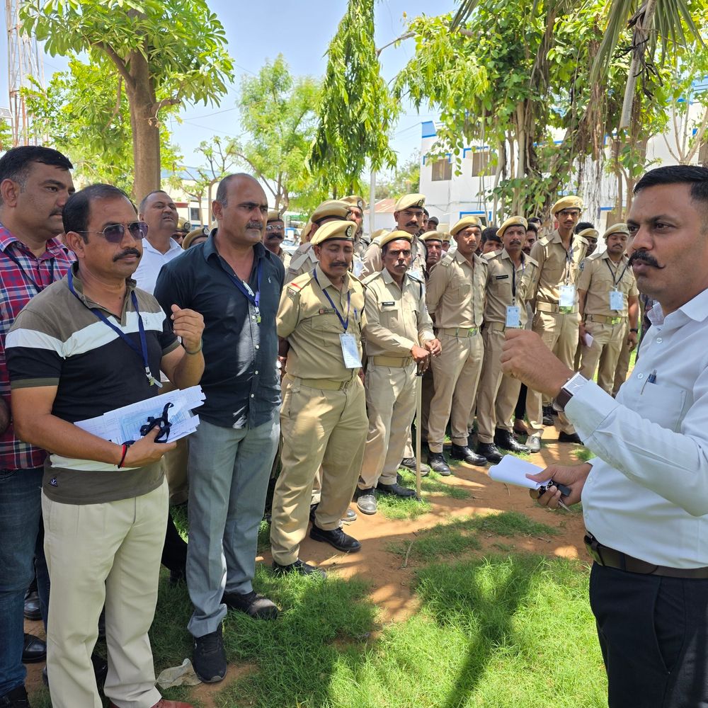 સ્થાનિક સ્વરાજ્ય ચૂંટણી: બંદોબસ્તની ફાળવણી:આવતીકાલે સવારે EVM ડિસ્પેચિંગ, સાબરકાંઠામાં મતદાનની તૈયારીઓ