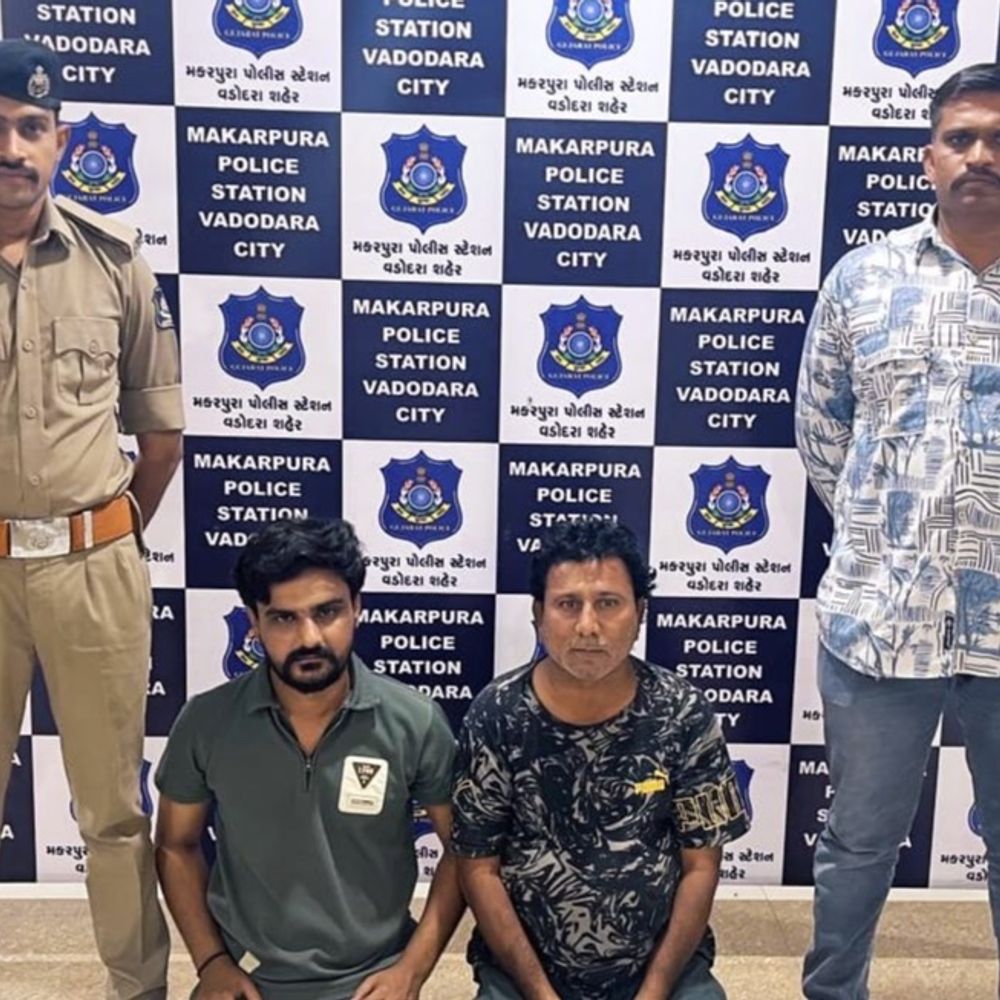 મકરપુરામાં બે યુવાનનું અપહરણ કરનાર 2 દબોચાયા, 2 ફરાર:પૈસાની લેતી દેતી બાબતે ચાર શખ્સો અપહરણ કરીને પ્રાંતિજ તરફ લઈ ગયા હતા