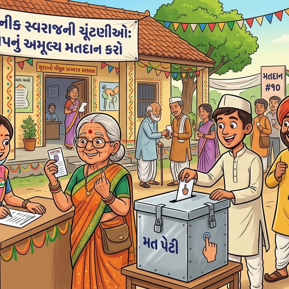 ભરૂચમાં સ્થાનિક સ્વરાજની ચૂંટણી: જિલ્લા, તાલુકા પંચાયત અને નગરપાલિકા માટે 10.86 લાખ મતદારો