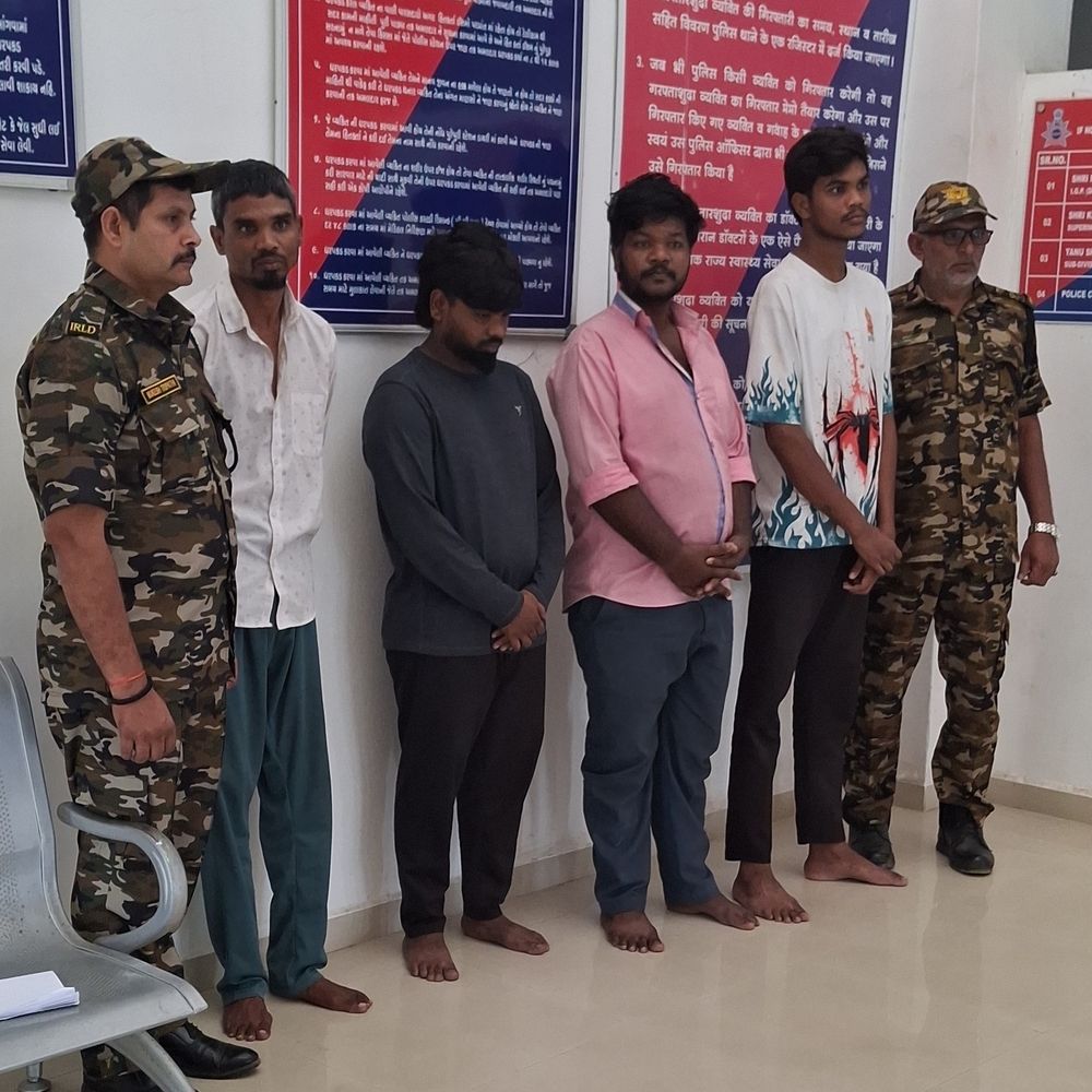 દમણ પોલીસે તમિલનાડુની 4 ચોર ગેંગ ઝડપી:વહેલી સવારે ખુલ્લા દરવાજાવાળા ઘરોને નિશાન બનાવતી, ₹13.38 લાખનો મુદ્દામાલ જપ્ત