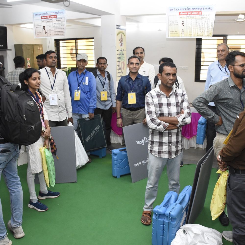 નર્મદામાં સ્થાનિક સ્વરાજ્યની ચૂંટણીઓ માટે મતદાન:જિલ્લા પંચાયત, તાલુકા પંચાયત અને પાલિકાની બેઠકો પર આવતીકાલે મતદાન