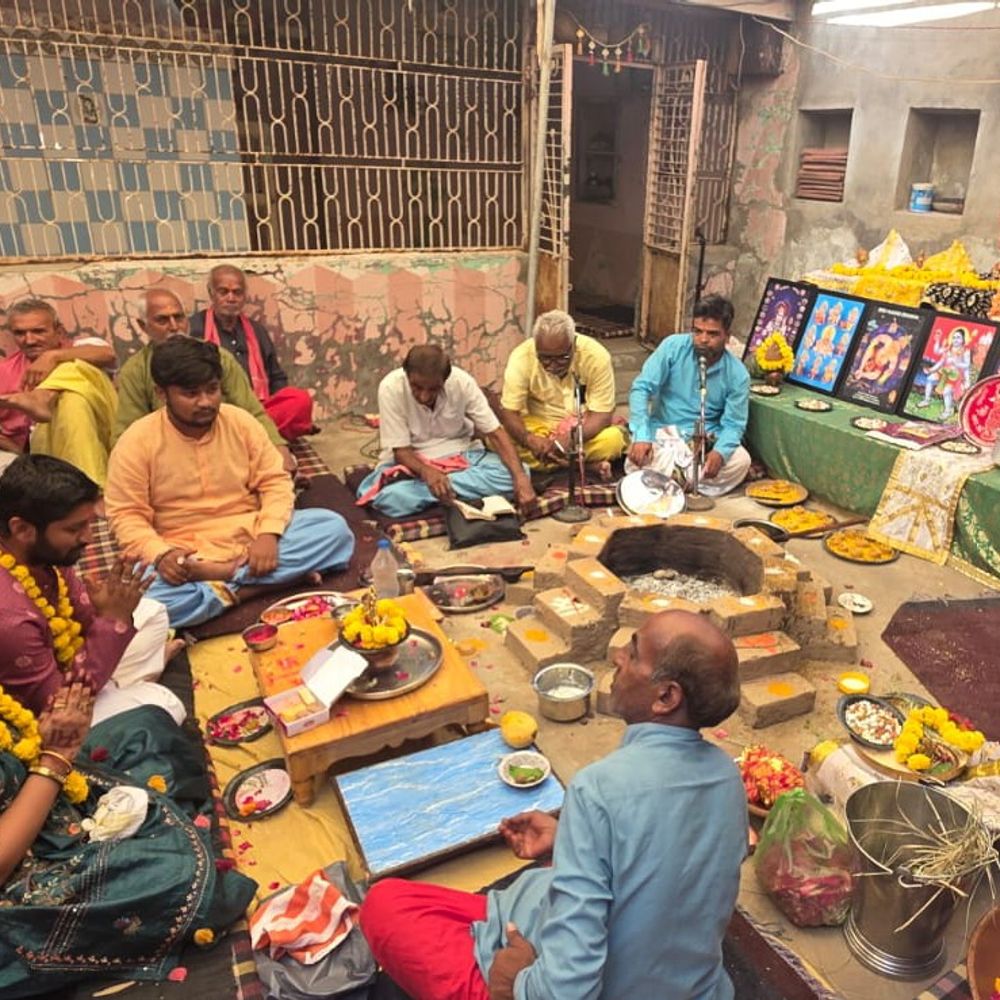 ચંદ્રુમાણા સિકોતર માતાજીનો વાઘેલ ગામે યજ્ઞ યોજાયો:ચંદ્રુમાણીયા પટેલ પરિવારોએ મોટી સંખ્યામાં દર્શન-પ્રસાદનો લાભ લીધો